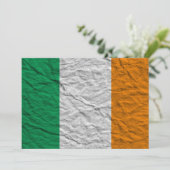 ierland vlag kaart (Staand voorkant)