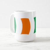 Ierland Vlag Mok (Voorkant links)