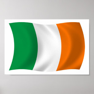 Ierland Vlag Poster Print