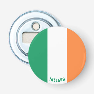 Ierland vlag - Schitterende patriottische flesopen Button Flesopener