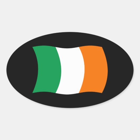 Ierland Vlag Sticker (Voorkant)