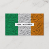 ierland vlag visitekaartje (Achterkant)