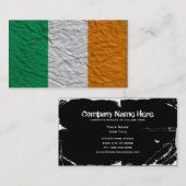 ierland vlag visitekaartje (Voorkant / Achterkant)