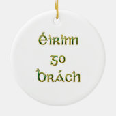 Ierland voor altijd keramisch ornament (Achterkant)