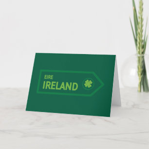 Ierland Wegbord Kaart