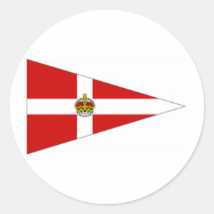Ierland wimpel ronde sticker