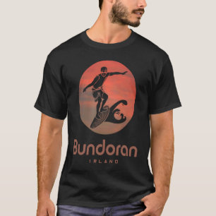 Ierland windsurfen surfen surfer Bundora T-shirt