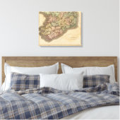 Ierland zuid canvas afdruk (Insitu (Slaapkamer))