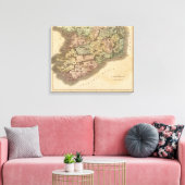 Ierland zuid canvas afdruk (Insitu (Woonkamer))