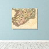 Ierland zuid canvas afdruk (Insitu (Houten vloer))