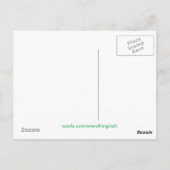 Iers afbeelding voor briefkaart (Achterkant)