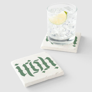 Iers ambigram stenen onderzetter