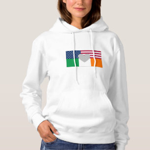 Iers Amerikaans hooivacht Hoodie
