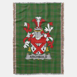 Iers Archbold Wapen van Familie Crest Ierland Deken