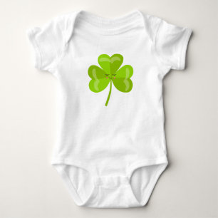 Iers Baby Lucky Shamrock St Patrick's Day Romper