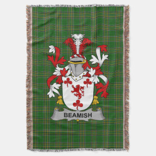 Iers Beamish Wapen van Familie Crest Ierland Deken