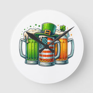 Iers Bier Ierland St. Patrick's Dag Drankfeest Ronde Klok