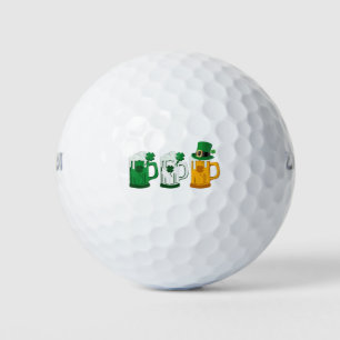 Iers Bier Ierland Vlag St. Patrick's Dag Leprechau Golfballen