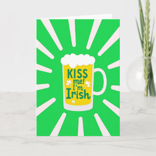Iers Bier Kus Me Kaart