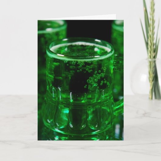 Iers bier voor St. Patrick's Day Kaart (Voorkant)