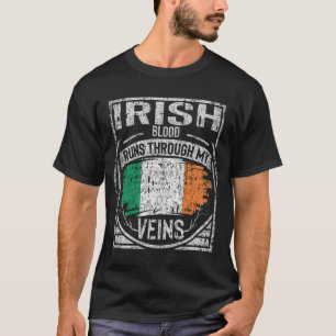 Iers bloed loopt door mijn vinnen t-shirt