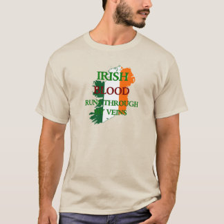 Iers Bloed Stroomt Door Mijn Aderen T-Shirt