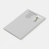 Iers bloedzuigende ontmoedigingskolibrie post-it® notes (Schuin)