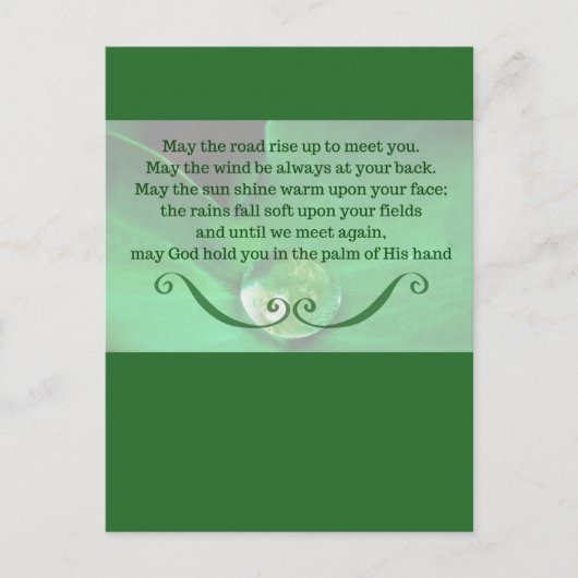 Iers Briefkaart - Verticaal (Voorkant)