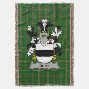 Iers Burt of Birt Wapen Familiewapen Ierland Deken
