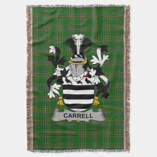 Iers Carrell Wapen Familiewapen Ierland Deken
