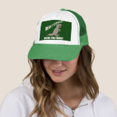 Iers dat ik deze bier kon Drinken, grappige T-Rex Trucker Pet (In situ)