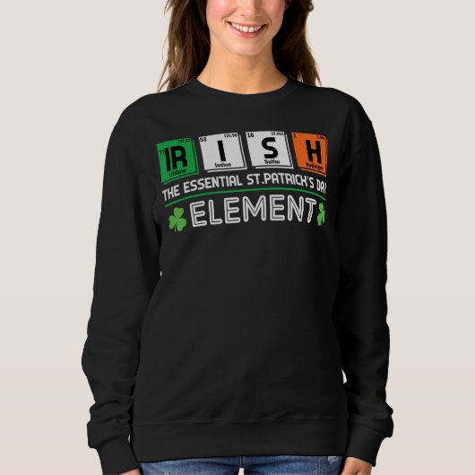 Iers De Essential St Patrick's Day Element Teach Trui (Voorkant)