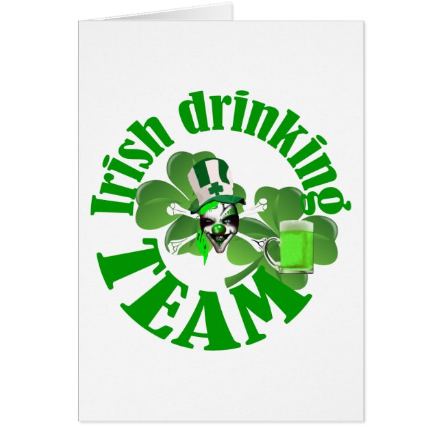 Iers drink team (Voorkant)