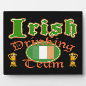 Iers Drink Team 2 Plaques Fotoplaat (Voorkant)