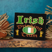 Iers Drink Team 2 Plaques Fotoplaat (Zijkant)