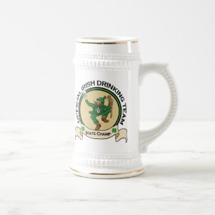 Iers Drink Team bier stein Bierpul