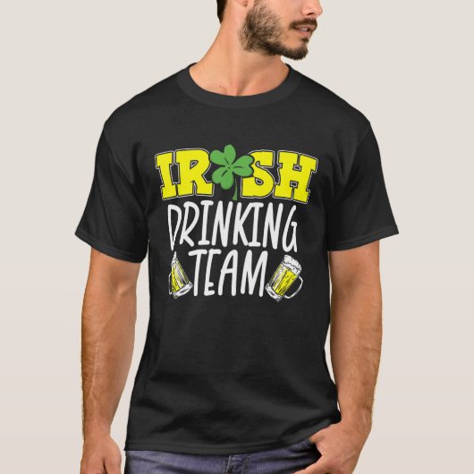 Iers Drink team Saint Patrick's Day Shenanigan T-shirt (Voorkant)