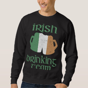 Iers Drink team St Patrick's Day Ireland Flag Trui