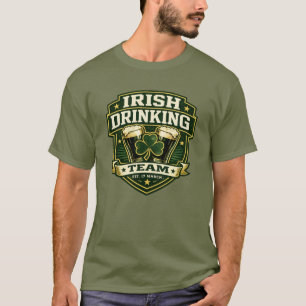 Iers drinkteam St. Patrick's Day Grappig Bier T-shirt