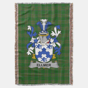 Iers Ellmer Wapen Familiewapen Ierland Deken