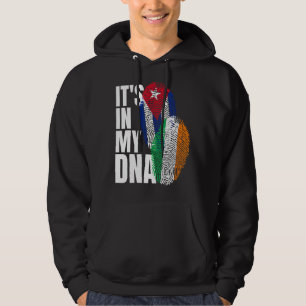Iers en Cubaans mengen DNA-vlag erfgoed geschenk Hoodie