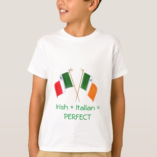 Iers en Italiaans T-shirt (Voorkant)