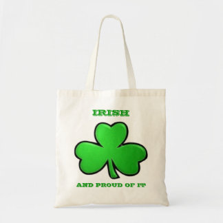 Iers en trots ervan tote bag