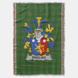 Iers Engels Wapen van Familie Crest Ierland Deken