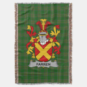 Iers Farren of O_Farren Wapen Familie Crest Deken