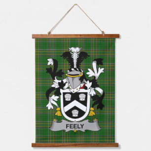 Iers Feely of O_Feehily Wapen Familie Crest Hangend Wandkleed