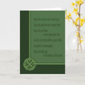 Iers gebedskaart kaart (Gele Bloem)