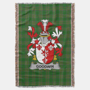 Iers Goodwin Wapen van Familie Crest Ierland Deken