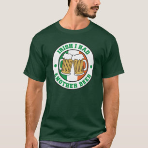 Iers had een vlag van Ierland T-shirt