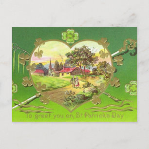  Iers hart St. Patrick's Day Briefkaart